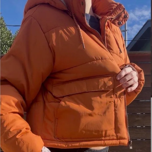 Pilcro x Anthro cropped puffer jacket - Picture 4 of 5